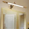 Europe rétro LED miroir applique de luxe or armoire de… – vue 4