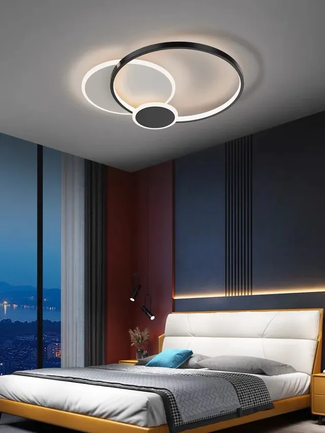 Dimmable 2025 nouveaux lustres LED modernes plafonniers… – vue 5