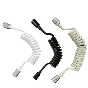 Tuyau flexible de douche à ressort, pulvérisateur de bidet de toilette, ligne téléphonique, tuyau d&rsquo;immunisation, accessoires HOAccessrespiration