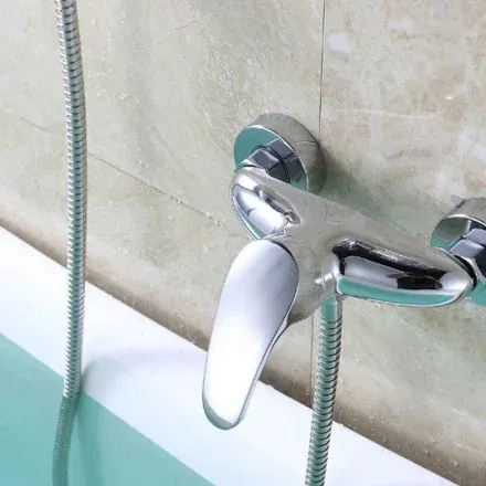 Robinet de douche mural salle de bains douche dissimulée… – vue 3
