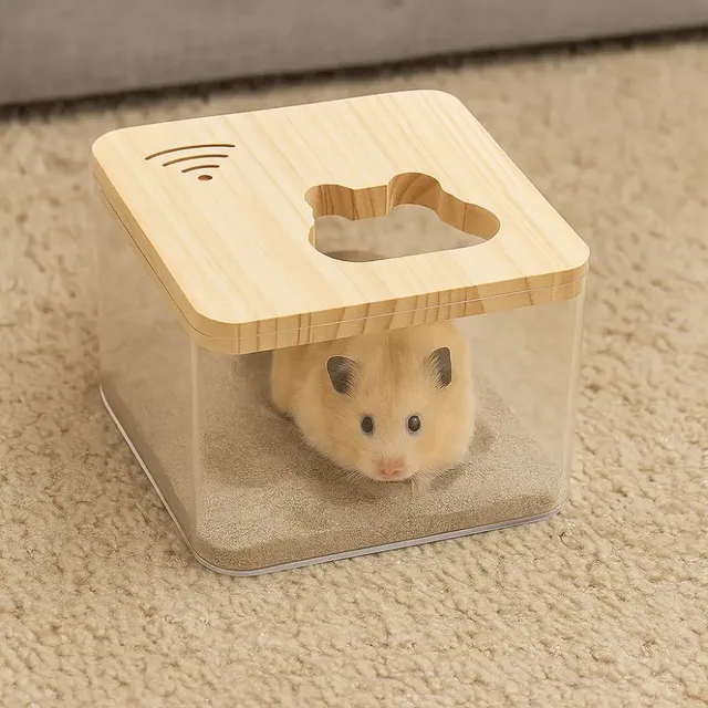 Baignoire transparente Anti-fuite pour Hamster – vue 5