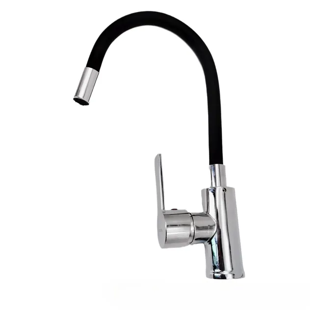 Robinet cuisine mitigeur monocommande bec haut flexible… – vue 6