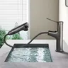 Robinet mitigeur lavabo salle bain trois modes jet pluie… – vue 6