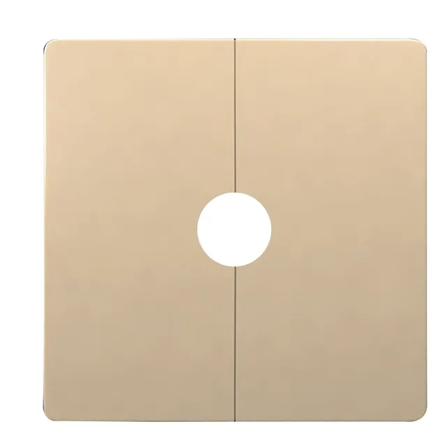Mur fendu bride carré écusson plaque tuyau d'eau… – vue 2