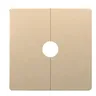 Mur fendu bride carré écusson plaque tuyau d'eau… – vue 2