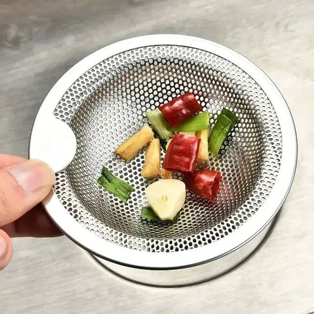 Filtre évier cuisine acier inoxydable maille fine bord… – vue 2