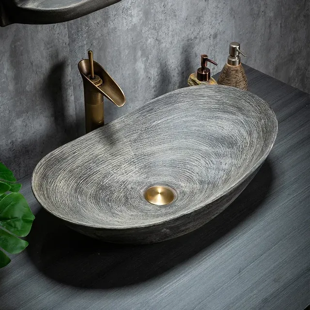 Lavabo en céramique salle de bains éviers cour évier… – vue 5