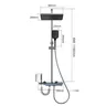 Ensemble complet de douche HOShower à lumière ambiante – vue 6
