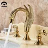 Robinet de salle de bain de luxe en laiton en forme de… – vue 2
