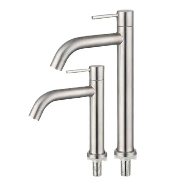Robinet de lavabo froid simple en acier inoxydable – vue 6