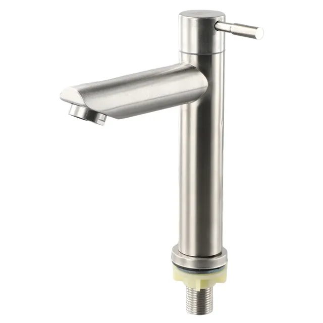 Mitigeur lavabo haut monocommande acier inoxydable… – vue 2