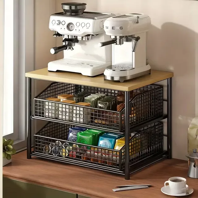 Étagère cuisine compacte comptoir rangement organisateur…