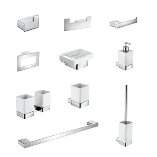 Ensembles d'accessoires de salle de bains en aluminium