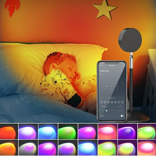 Lampe de projection LED RVB portable – vue 5