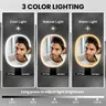 Miroir antibuée LED mural rechargeable batterie 1000mAh… – vue 3