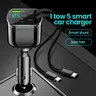 Elough chargeur de voiture rétractable 5 en 1 chargeur… – vue 5