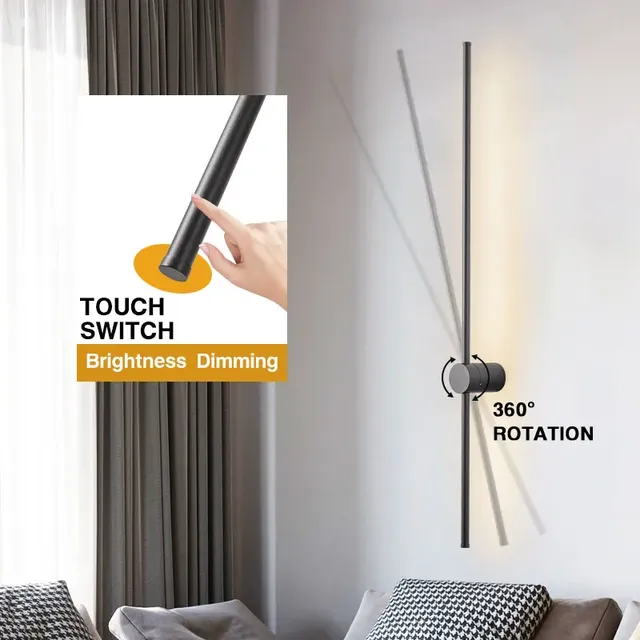 Applique Murale Rotative à 360 ° avec Joli Tactile – vue 3