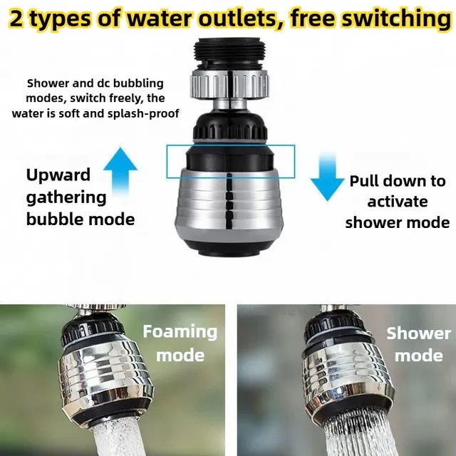 Économiseur eau robinet aérateur orientable rotation360… – vue 2