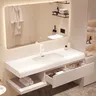 Lavabo flottant armoire De salle De bain applique murale… – vue 2