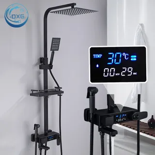 OXG Ensemble de robinets de douche thermostatiques en laiton