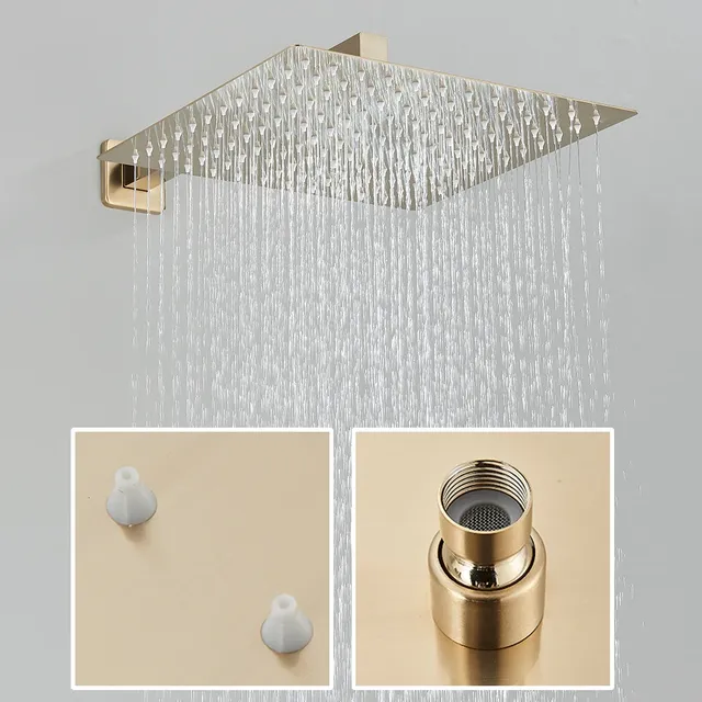 Ensemble douche thermostatique mural dissimulé trois… – vue 2