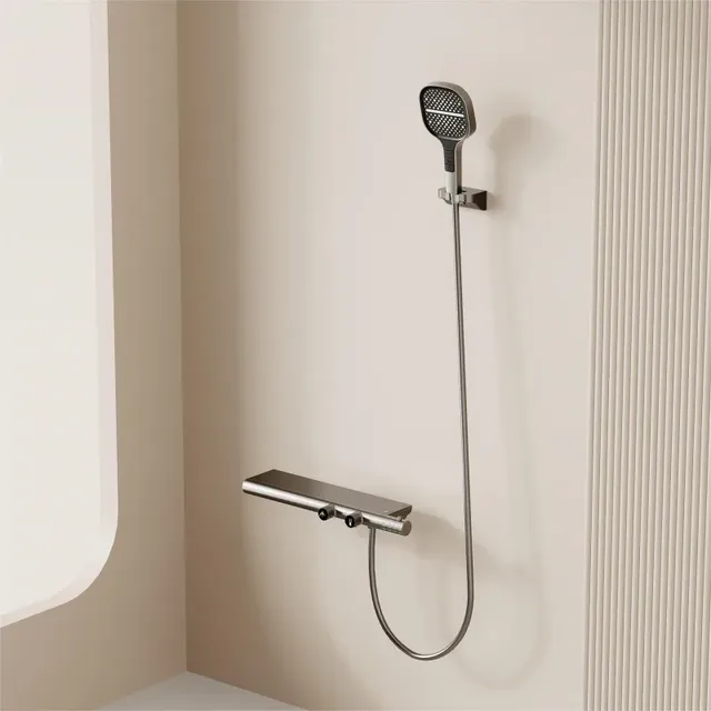 Tuqiu-Ensemble de baignoire-douche en laiton… – vue 4