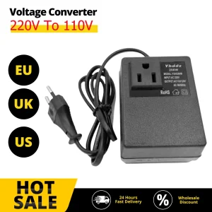 convertisseur tension voyage portable compact 200W 220V 110V entrée sortie sécurité thermique efficience haute précision universel prise américaine européenne britannique convertisseur tension voyage portable compact 200W 220V 110V entrée sortie sécurité thermique efficience haute précision universel prise américaine européenne britannique