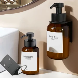 Distributeur de mousse à main mural, distributeur à pompe pour savon liquide, distributeur de mousse à pression manuelle pour décoration murale, 250/500ml Distributeur de mousse à main mural, distributeur à pompe pour savon liquide, distributeur de mousse à pression manuelle pour décoration murale, 250/500ml