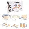 Jouets de cuisine de simulation en bois pour enfants – vue 6