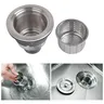 Panier filtre évier acier inox304 brossé doré nickelé or… – vue 3