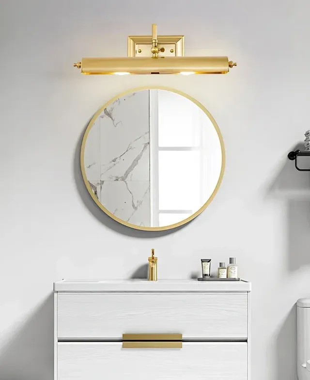 Applique murale rétro LED miroir maquillage fer forgé… – vue 4