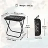 Widesea Tabouret de camping pliable en acier inoxydable – vue 2