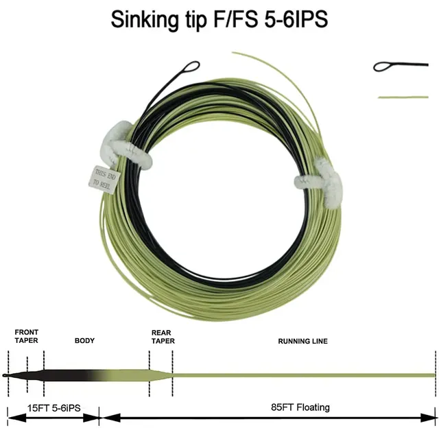 Aventik 100FT pointe coulante ligne flottante ligne de… – vue 6