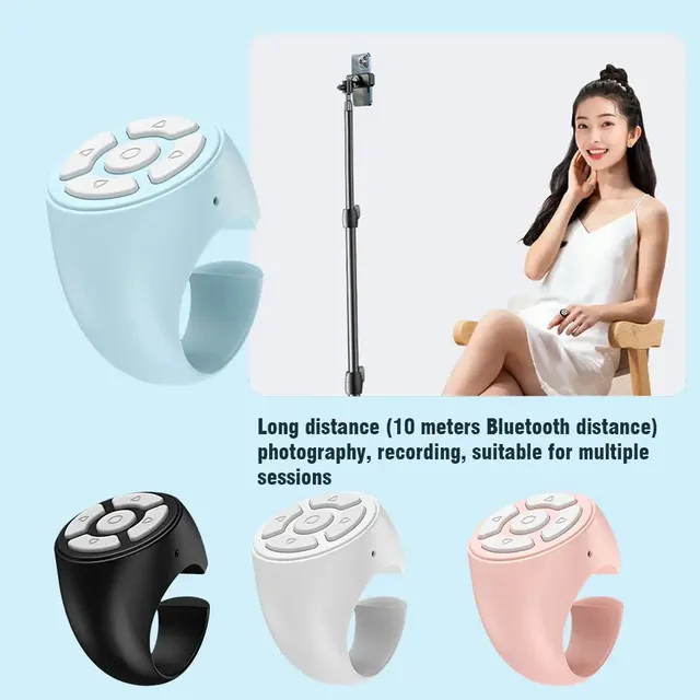 Télécommande annulaire Bluetooth sans fil multifonction… – vue 5