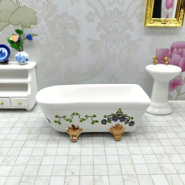 Maison de poupée Miniature en céramique 1:12