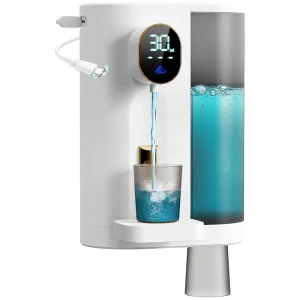 distributeur rincebouche automatique électrique intelligent écran LED rechargeable USB 1200mAh 600ml réglable quatre niveaux doseur tactile hygiénique compact