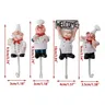 Crochets muraux adhésifs chefs dessin animé souriants… – vue 6