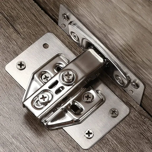 Kit de plaque de réparation de charnière d'armoire – vue 3