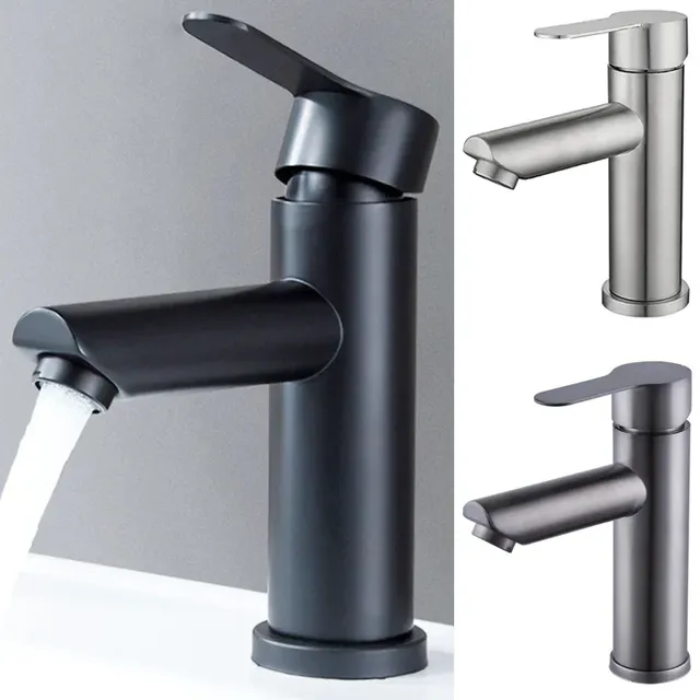 Robinet d'évier de salle de bains en acier inoxydable 304 – vue 2