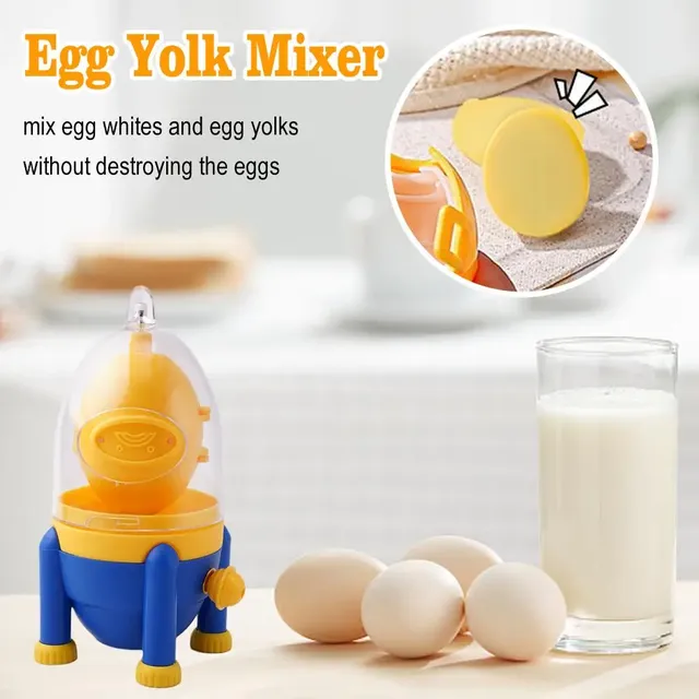 Extracteur oeufs portable manuel fusée design plastique… – vue 4