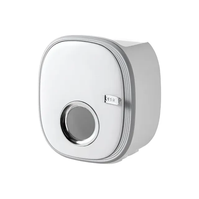 Distributeur mural papier toilette blanc doré rétro luxe… – vue 6