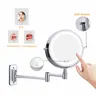 Miroir de maquillage mural grossissant 10x deux côtés – vue 1