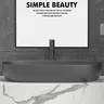 Vasque poser ovale céramique mate gris anthracite effilé… – vue 6