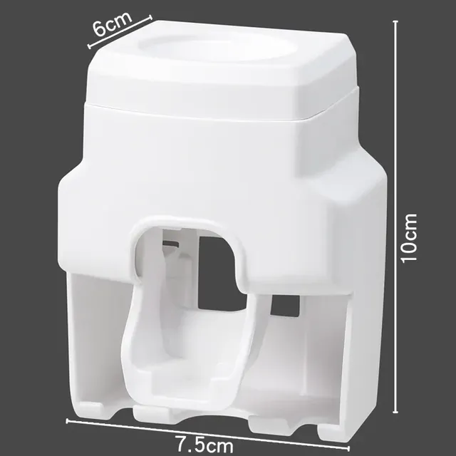 Distributeur automatique dentifrice mural porte brosses… – vue 6