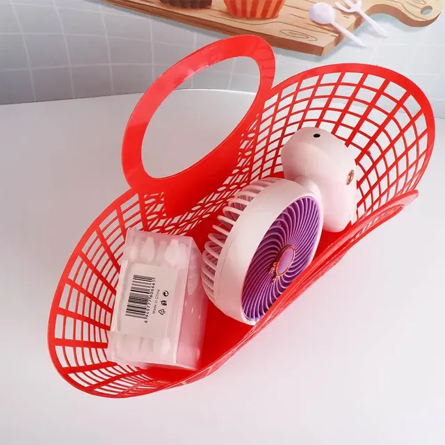 Panier rangement plastique suspendu portable pratique… – vue 3