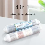 1 ensemble d&rsquo;éléments filtrants mixtes pour purificateur d&rsquo;eau 4 en 1, élément filtrant minéralisé multifonctionnel, fournitures de Machine de Purification de l&rsquo;eau