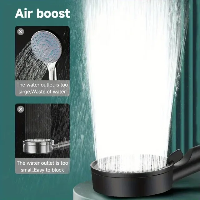 Pommeau de douche avec 5 Modes de pulvérisation – vue 3