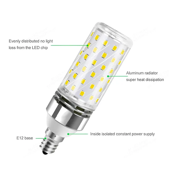 Ampoule LED en forme d'épis de maïs – vue 3