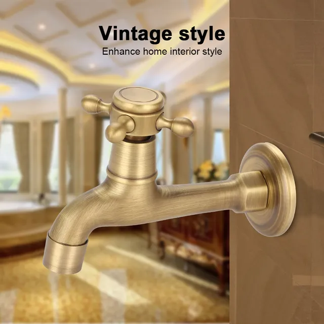 Robinet robinet Vintage mural – vue 3