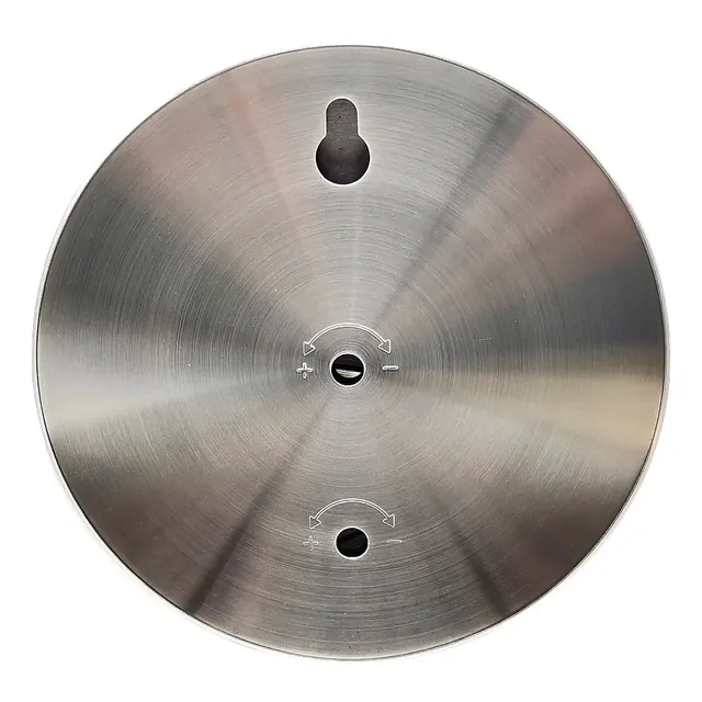 Thermomètre hygromètre analogique mural inoxydable 127mm… – vue 6